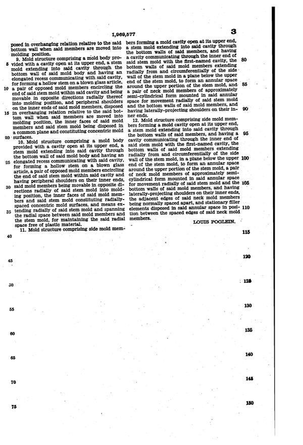 McKee Coffee Pot Mold Patent 1969577-5