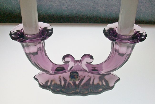 Heisey by Imperial Warwick Duo Candleholder