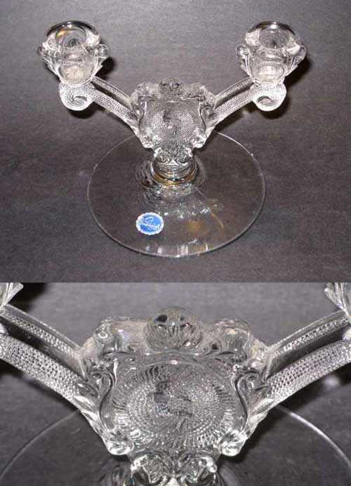 Heisey by Imperial #1590 /100 Zodiac Candleholder