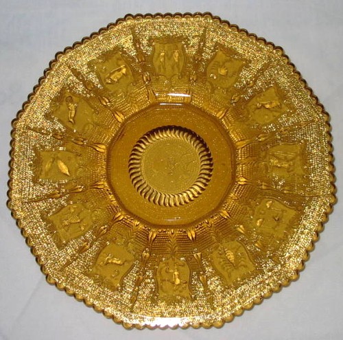 Heisey by Imperial #1590 Zodiac Plate