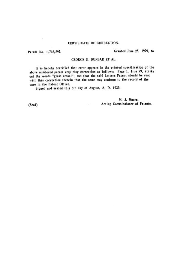 Federal Three-Spout Measuring Cup Patent 1718897-4