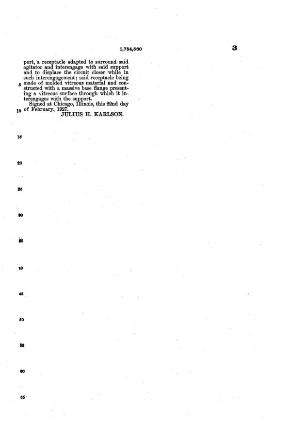 Hazel-Atlas Kar-Lac Mixer Tumbler Patent 1754560-4