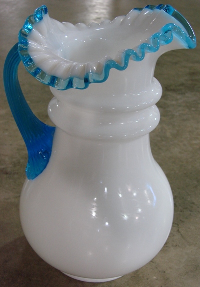 Fenton Aqua Crest Pitcher