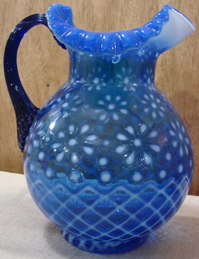 L.G. Wright Christmas Snowflake Pitcher