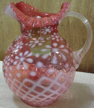 L.G. Wright Christmas Snowflake Pitcher