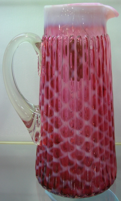 Northwood Ribbed Opal Lattice Pitcher