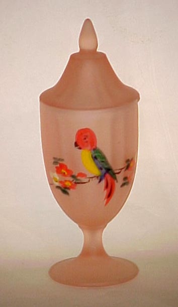 Tiffin #15179 Candy w/ Parrot Decoration