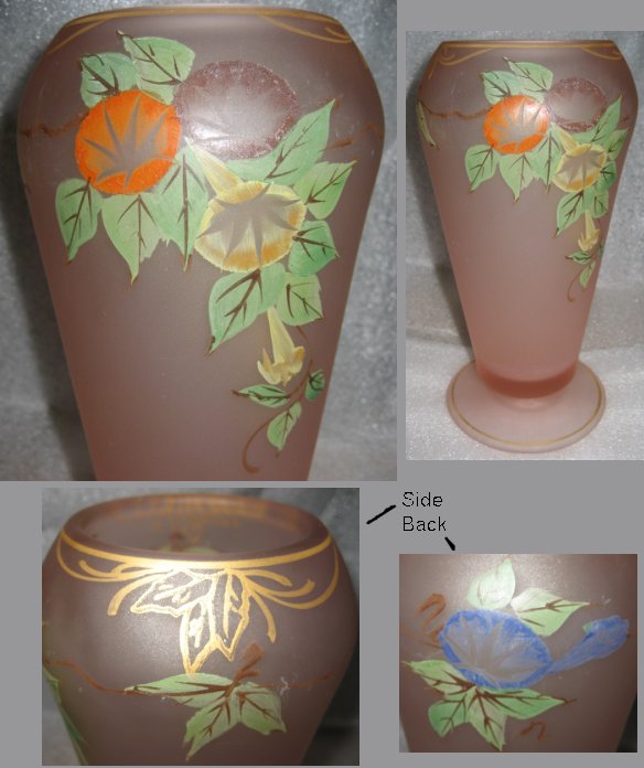 Tiffin Morning Glory Painted Flowers