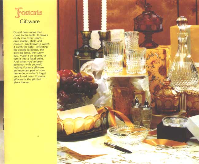 Fostoria Giftware Advertisement