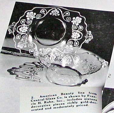 Central Glass Works American Beauty Advertisement