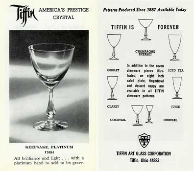 Tiffin #17684  Keepsake Platinum Ad