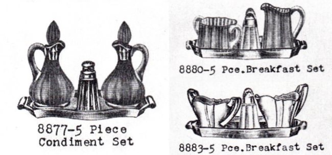 Tiffin Five-Piece Condiment & Breakfast Sets