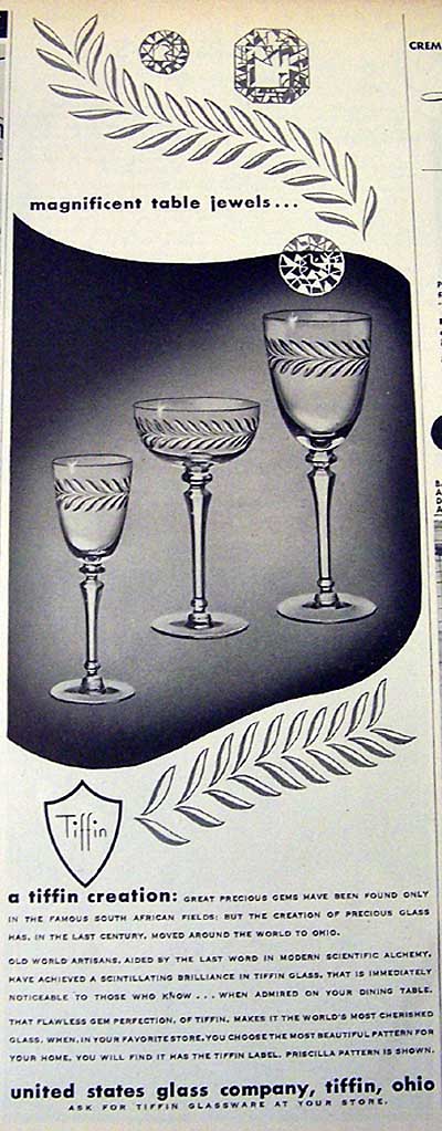 Tiffin Magnificent Table Jewels Ad