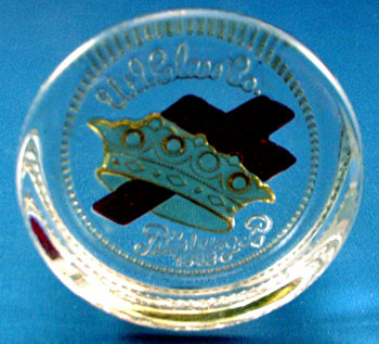 U. S. Glass Paperweight