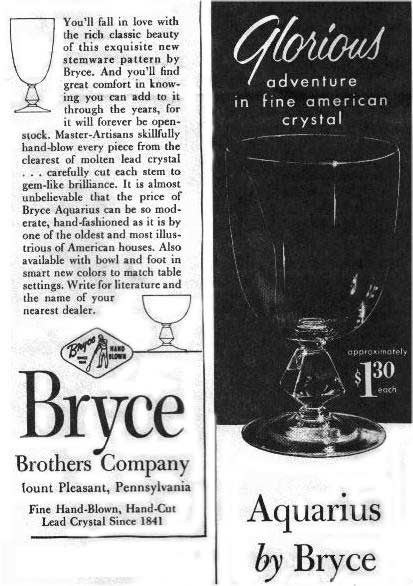 Bryce Aquarius Stemware