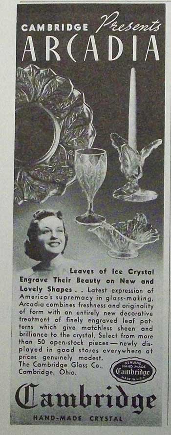 Cambridge Arcadia Advertisement