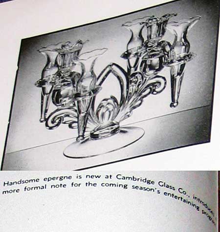 Cambridge Epergne Advertisement
