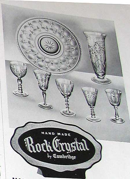 Cambridge Rock Crystal Cutting Advertisement