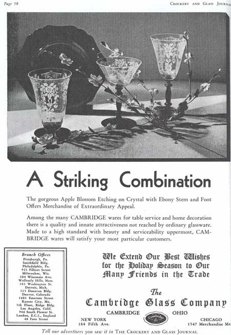 Cambridge Apple Blossom Advertisement