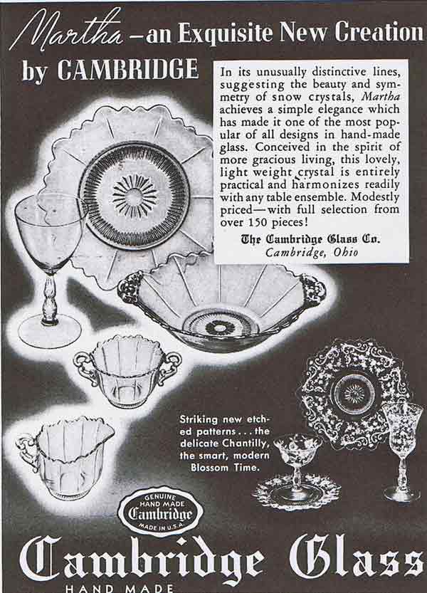 Cambridge Martha Advertisement