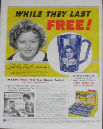 Hazel-Atlas Shirley Temple Ad