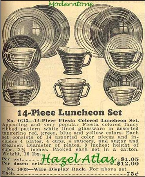 Hazel-Atlas Moderntone Advertising