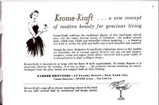 Farber Bros Krome Kraft Booklet