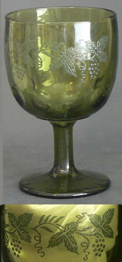 Bartlett-Collins #7814 Dimple Goblet
