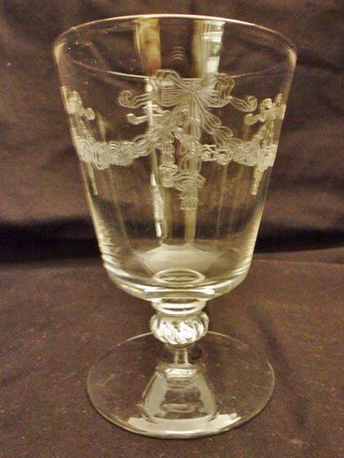 Bryce Footed Tumbler w/ #500 Needle Etch