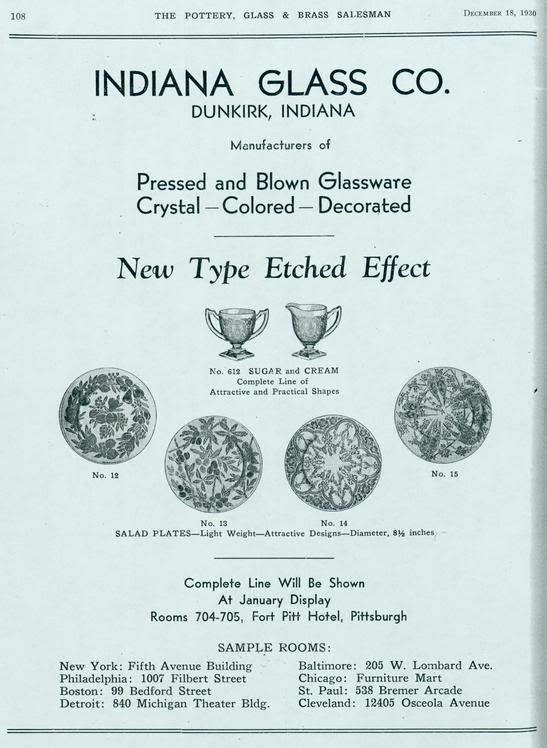Indiana "Etched Effect" Advertisement