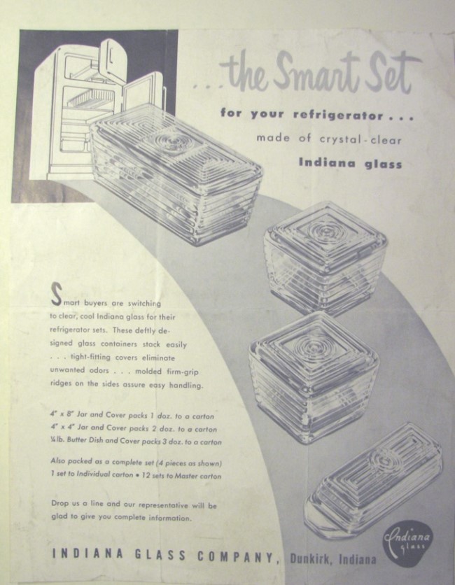 Indiana Refrigerator Dishes Advertisement