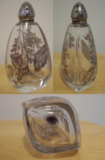 Unknown Shaker w/ Silver City Flanders Decoration