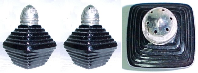Unknown Black Stepped Shakers