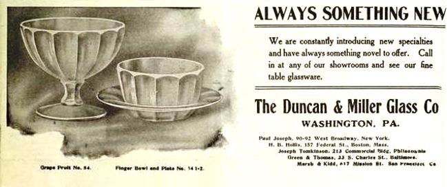 Duncan & Miller Advertisement