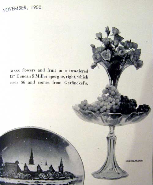 Duncan & Miller Epergne Ad