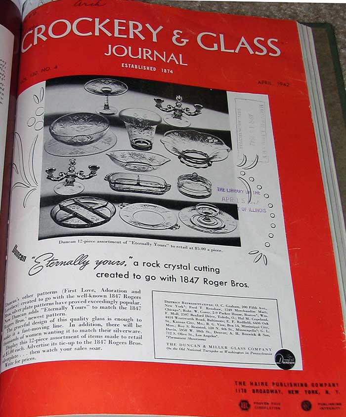 Duncan & Miller Eternally Yours Ad