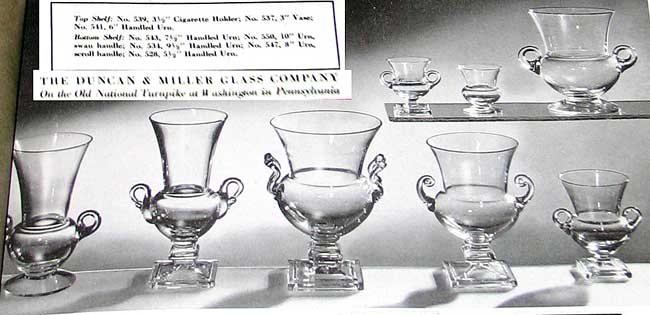 Duncan & Miller Urns