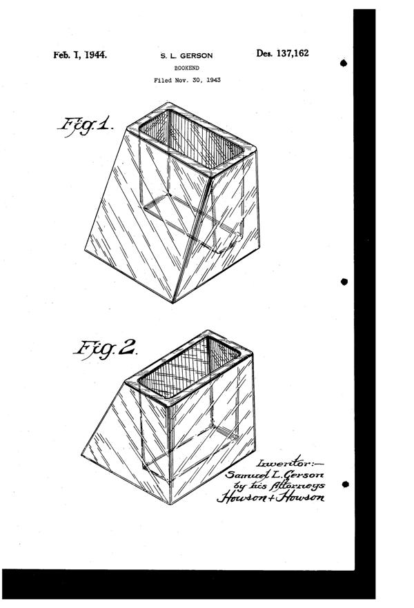 Dell Bookend Design Patent D137162-1