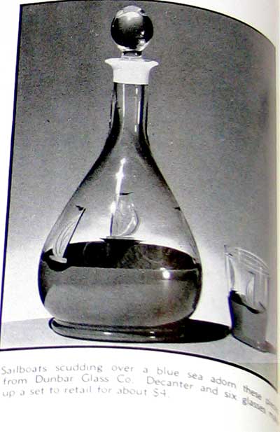 Dunbar Sailboats Decanter