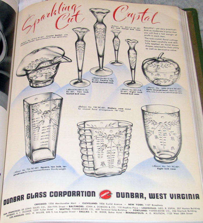 Dunbar Sparkling Cut Crystal