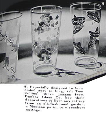 Dunbar Tom Collins Glasses