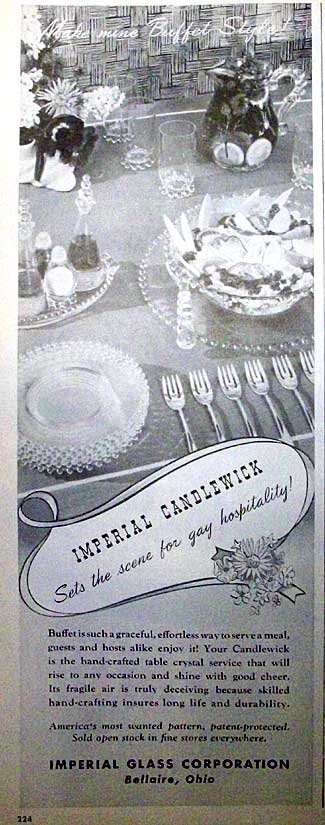 Imperial Candlewick Ad