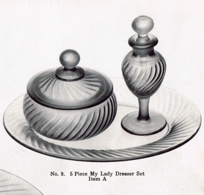 Imperial #   9 My Lady Dresser Set Catalog Page