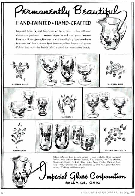 Imperial Hand Painted Decoration Advertisement