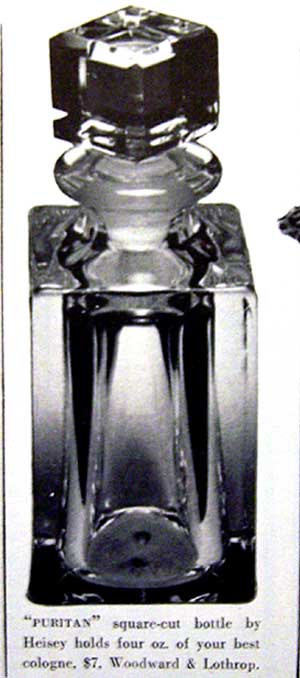 Heisey Puritan Cologne Ad