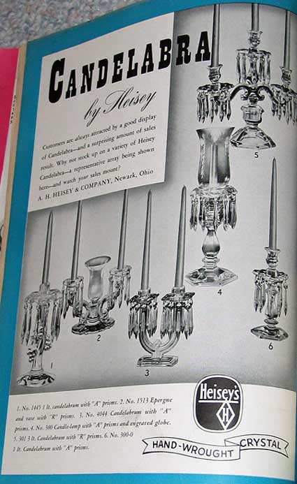Heisey Candles Ad