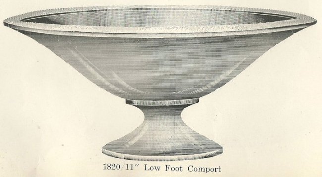 Westmoreland #1820/ 17 Low Footed Comport Advertisement