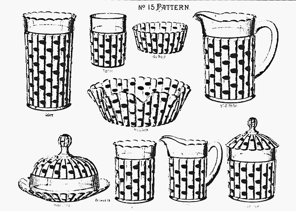 Westmoreland #  15 Pioneer Glass Catalog Page