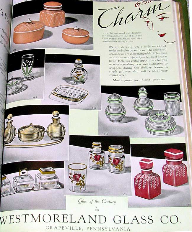 Westmoreland Bath and Toilet Bottle Ad