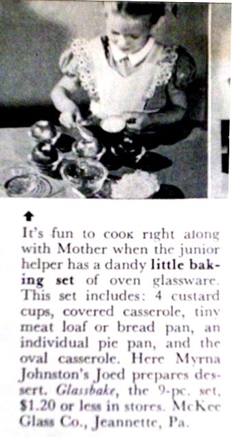 McKee Glasbake Advertisement